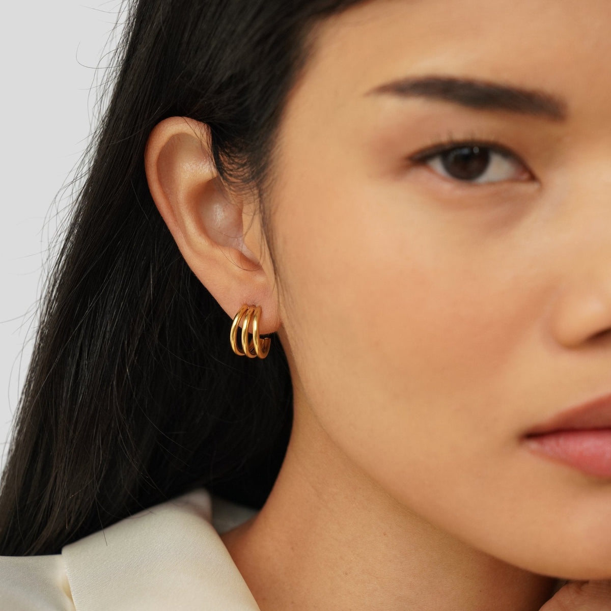 Anaya – Triple Hoop Earrings