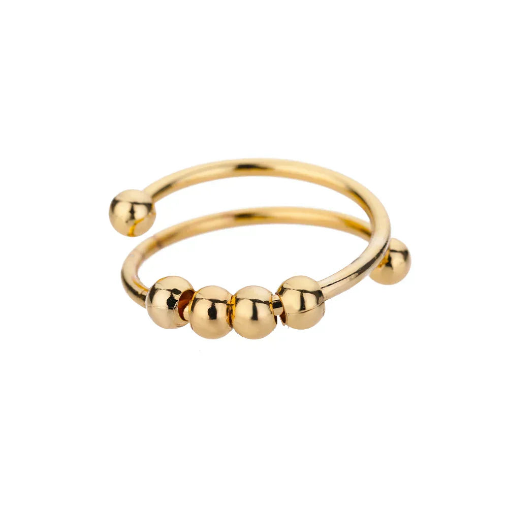 Maelis – Anti-Stress Ring with Spinning Beads