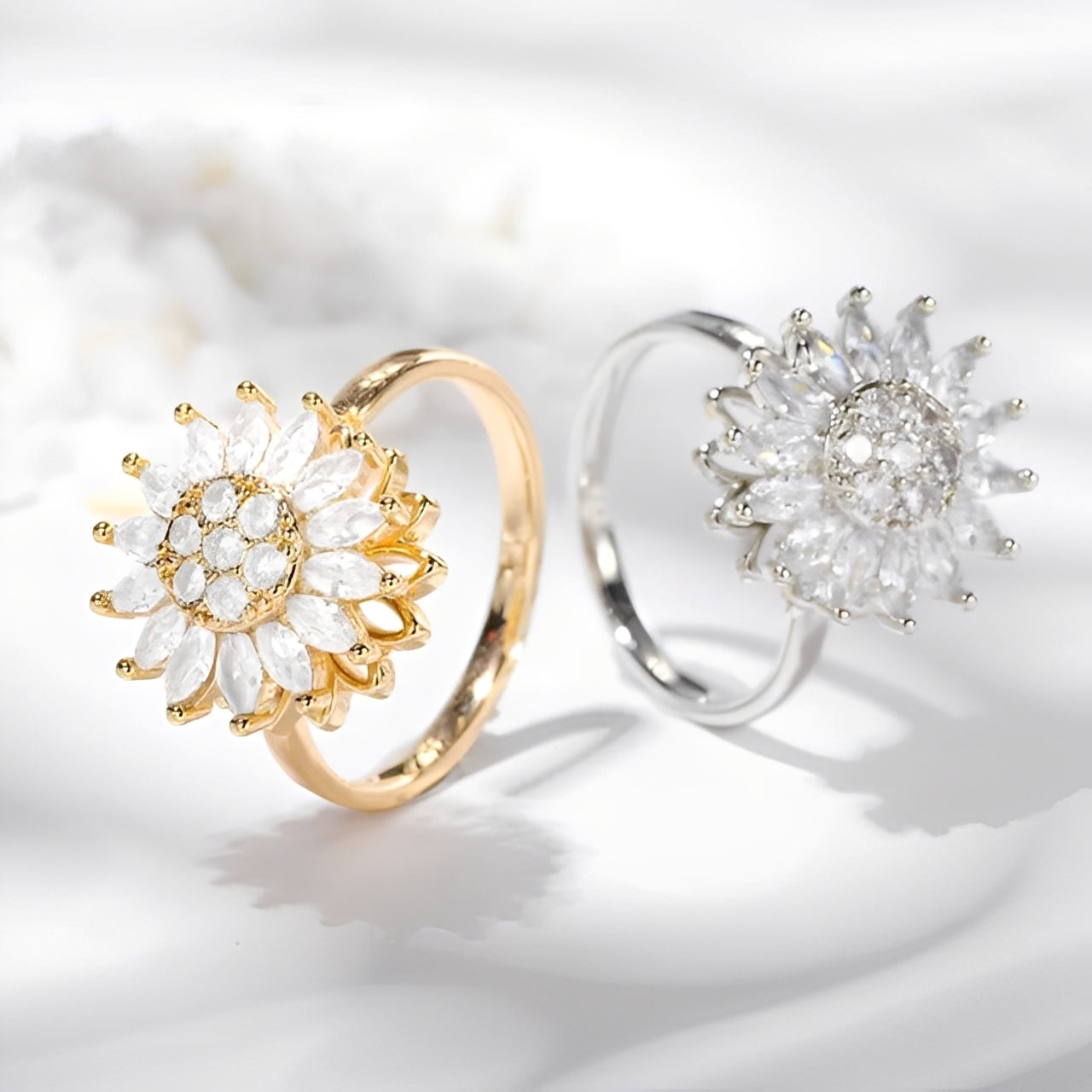 Solaya – Anti-Stress Sunflower Ring