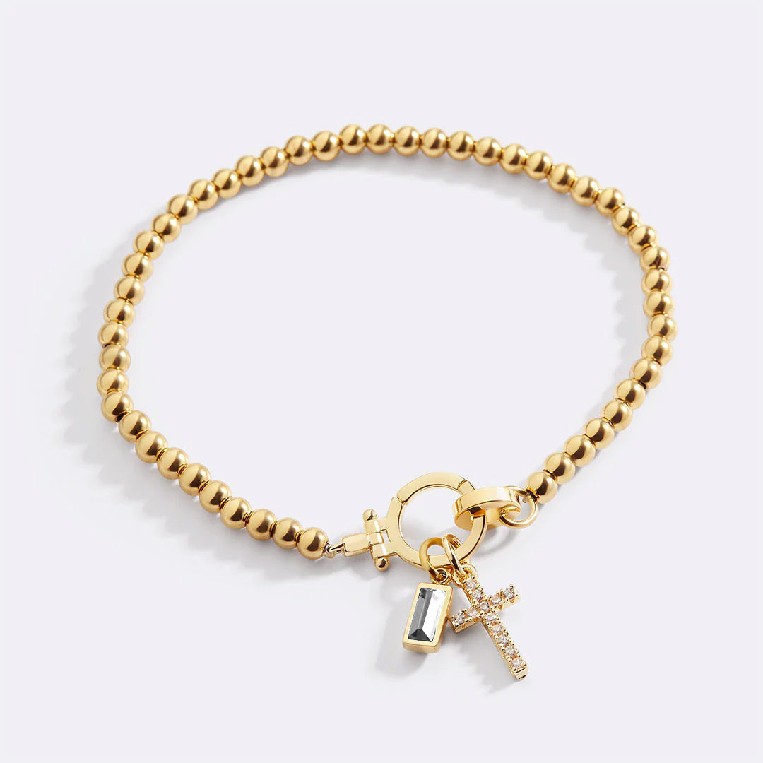 Eli – Decorative Bracelet with Cross Pendant