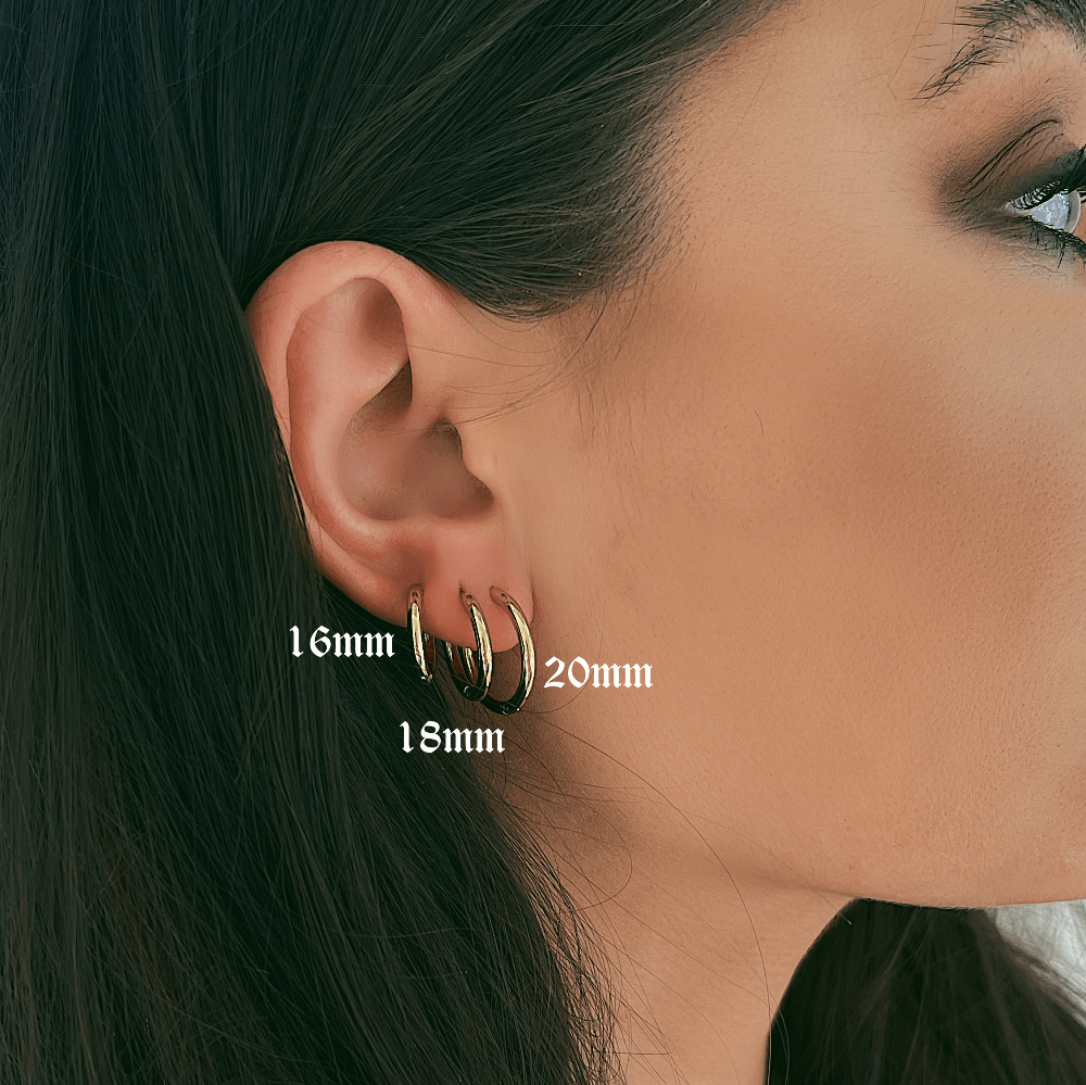 Celia – Stylish Gold Hoops
