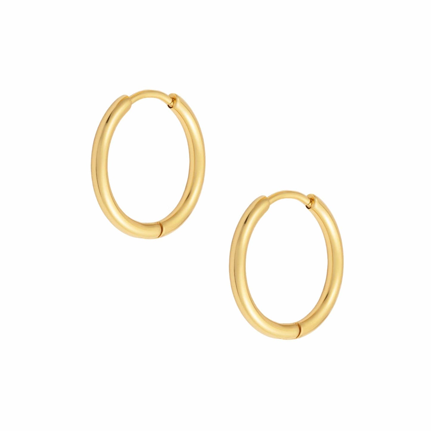 Celia – Stylish Gold Hoops