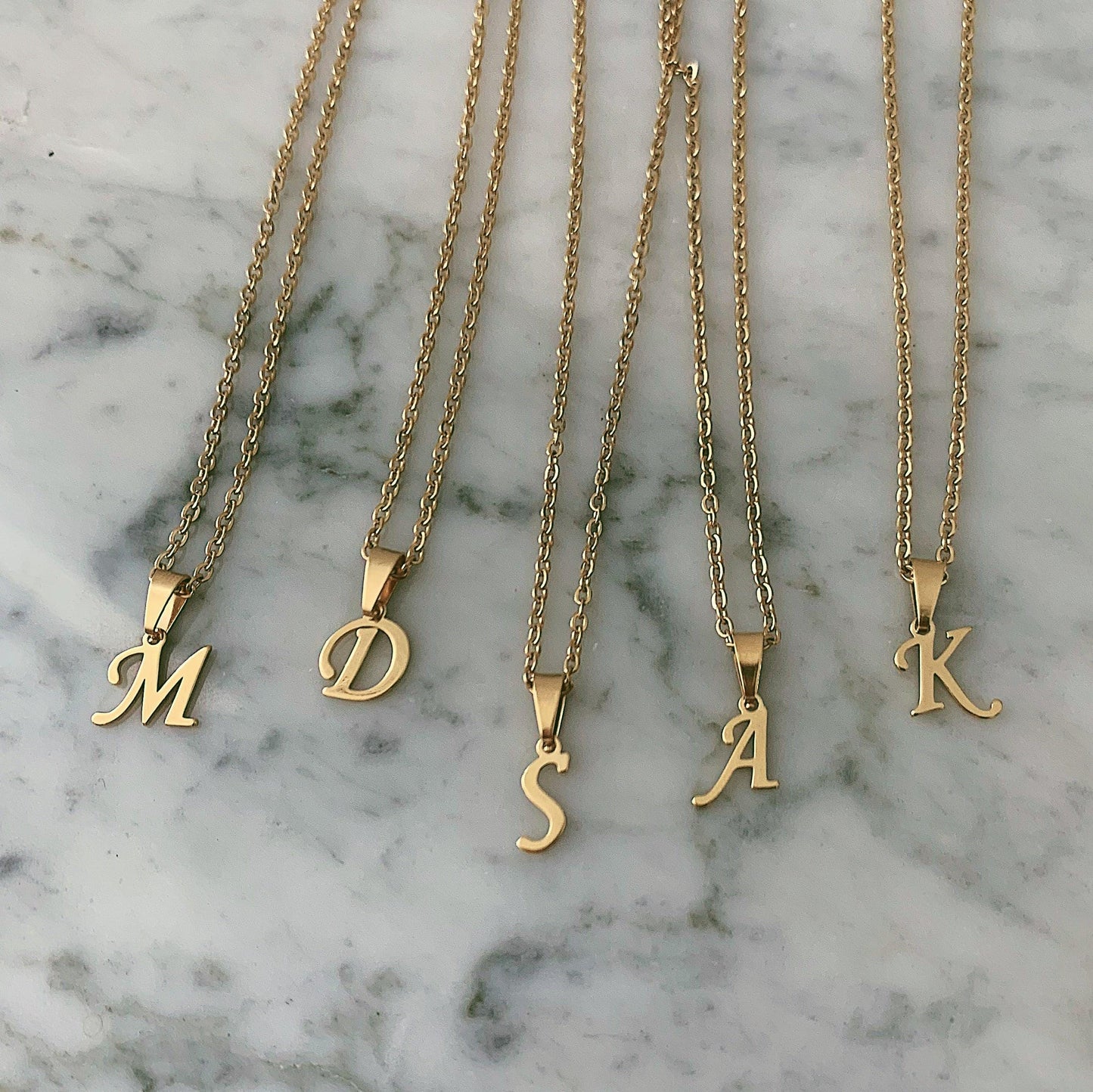 Alessia – Necklace with Initials 26 Letters