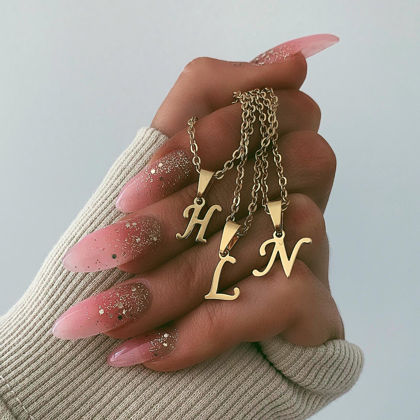 Alessia – Necklace with Initials 26 Letters