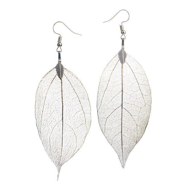 Larah – Leaf Design Earrings in Boho Style