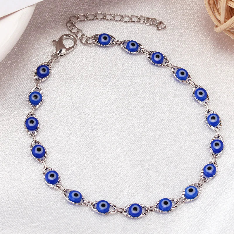 Zaya – Boho bracelet with blue evil eye