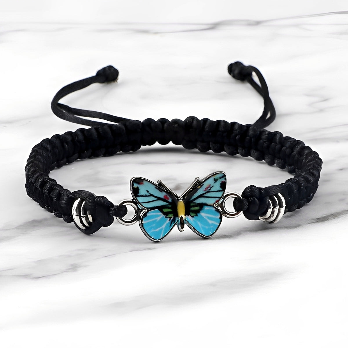 Elvina – Blue Butterfly Cuff
