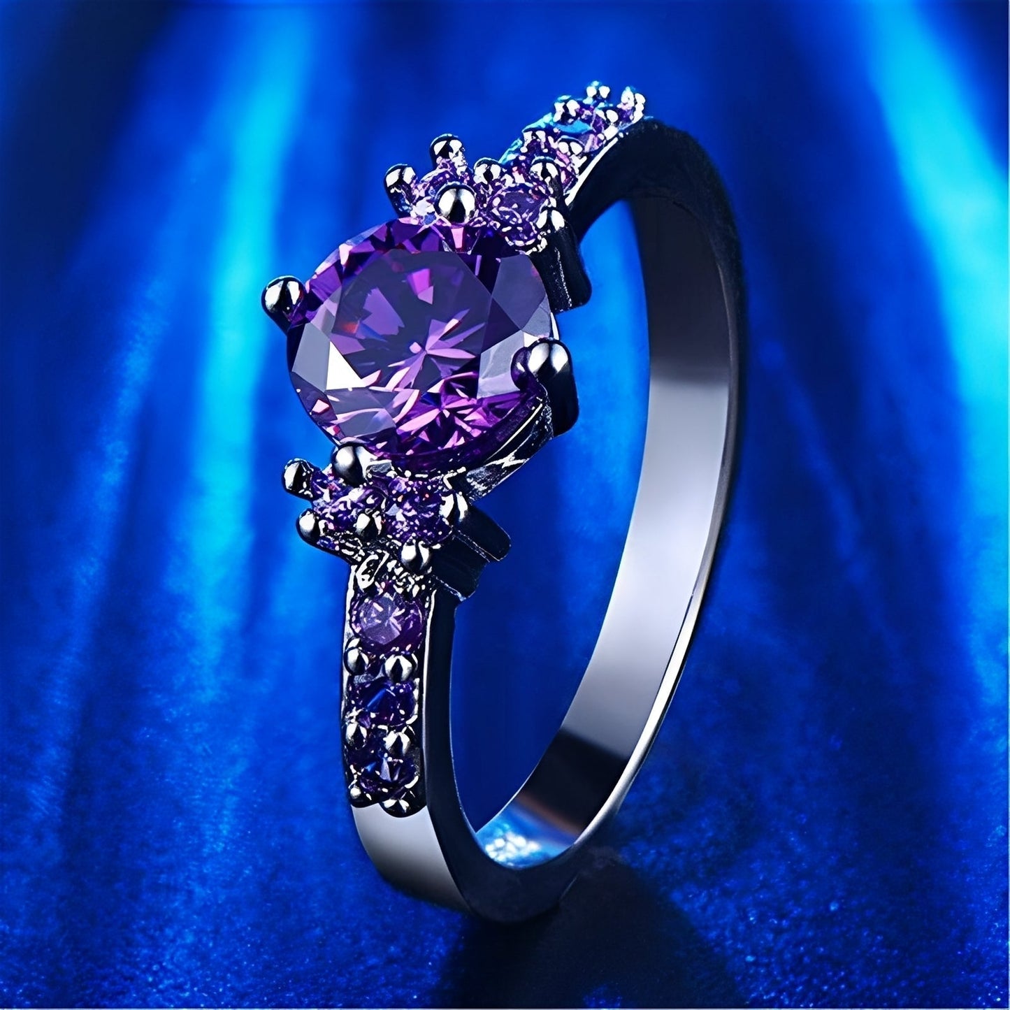Coralie – Ring Amethyst Violet