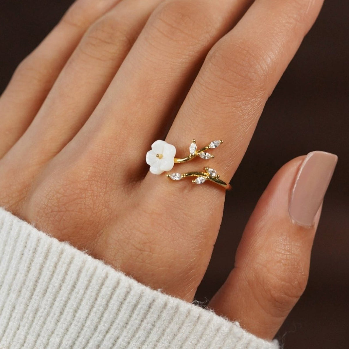 Wildflower Ring - Floral Petal Ring