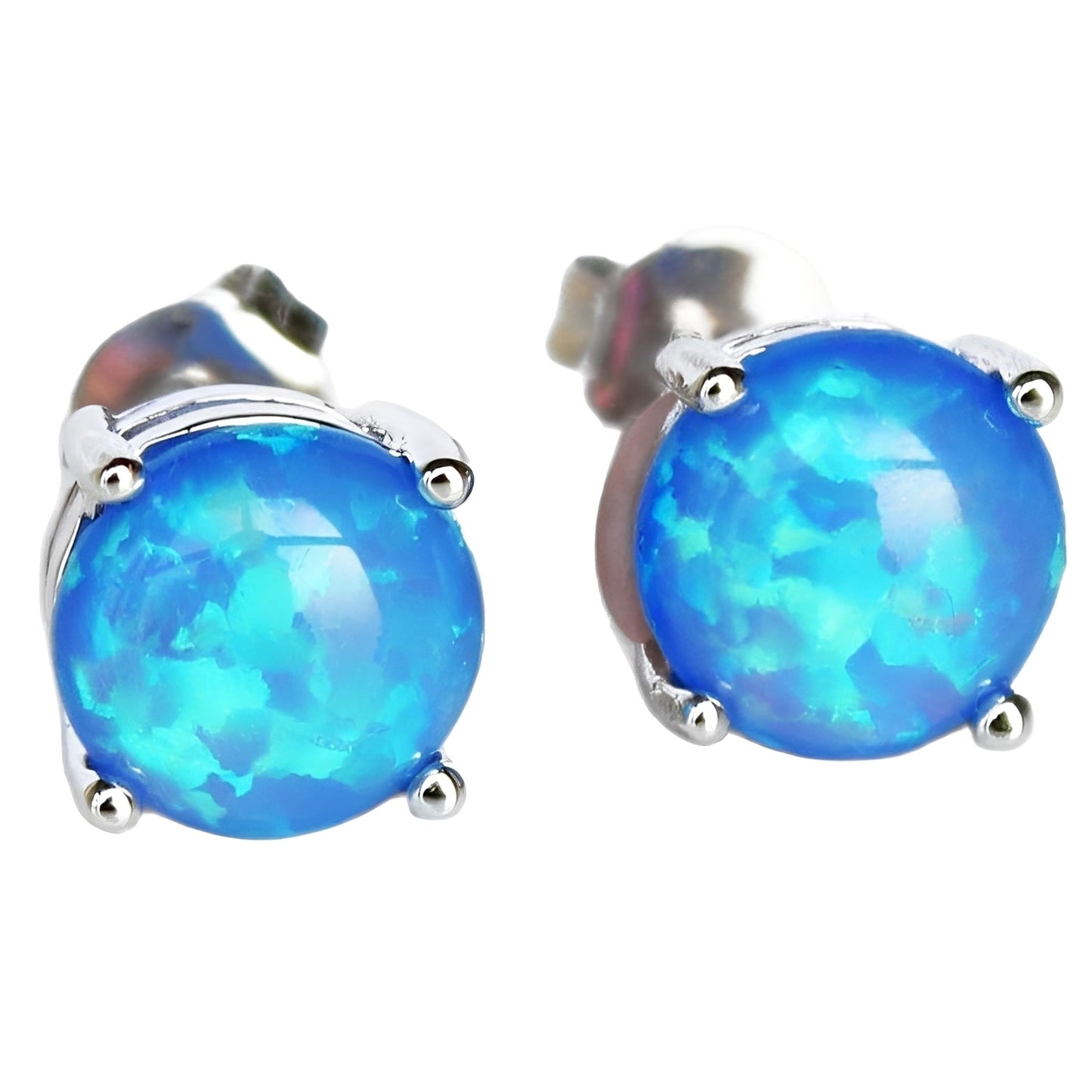 Camille – Stylish stud earrings in opal