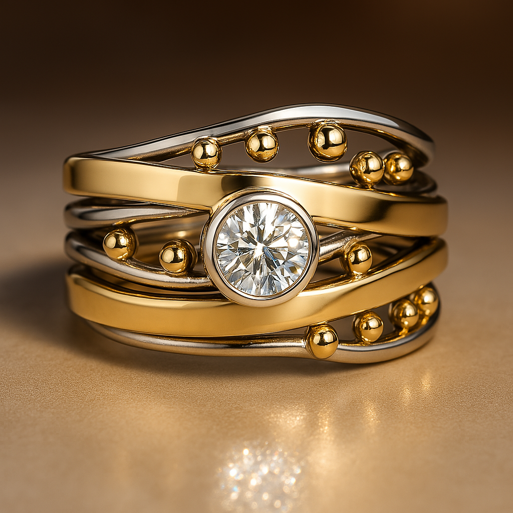 Dalia – Vintage Ring with Set Details
