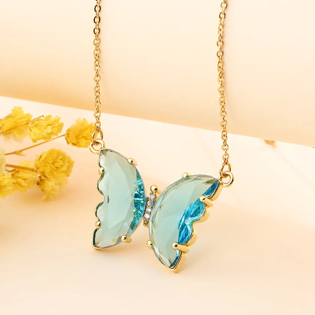 Colorful Petite Butterfly Necklace