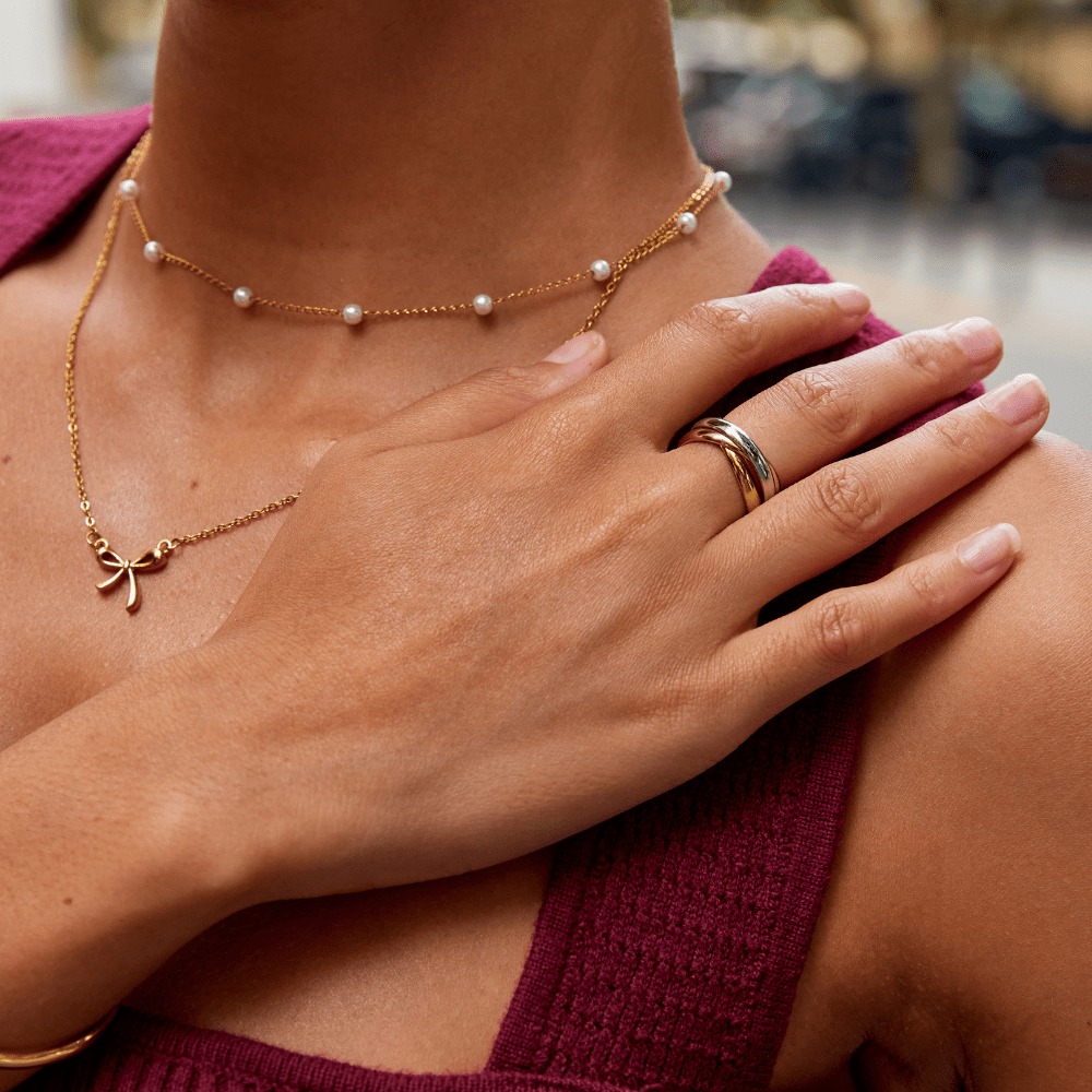 Elena – Stylish Triple Ring in Three Colors