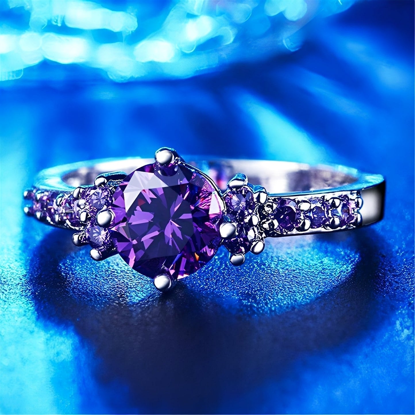 Coralie – Ring Amethyst Violet