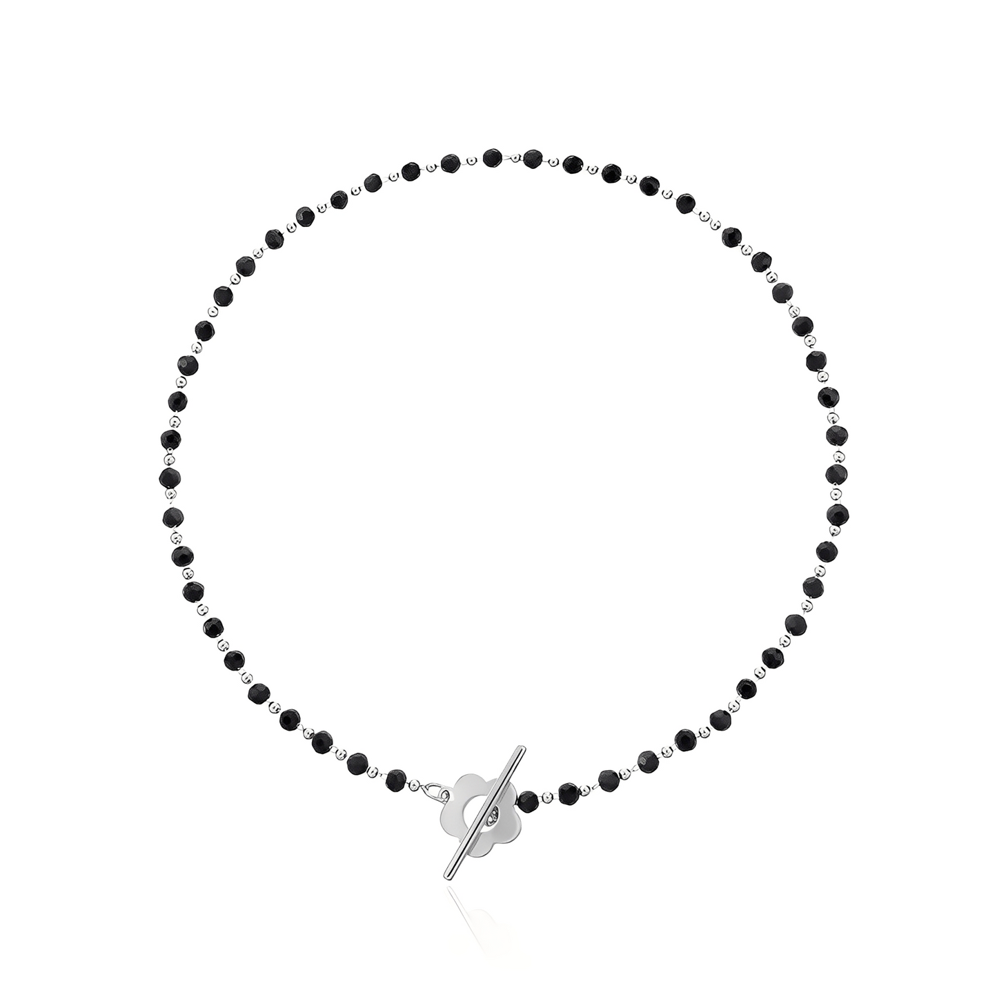 Naya – Floral Choker Necklace with Flower Clasp