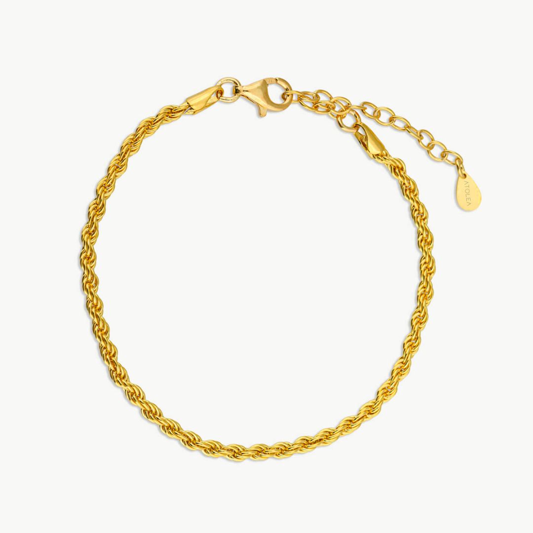 Calvi – Bracelet with Braided Gold Chain