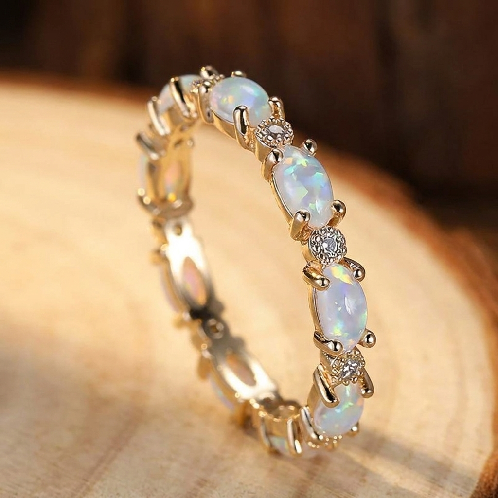 Women's Eternity Ring with Continuous Stone Setting