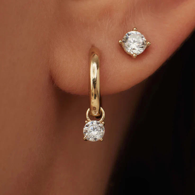Lunara – Earrings with elegant stones