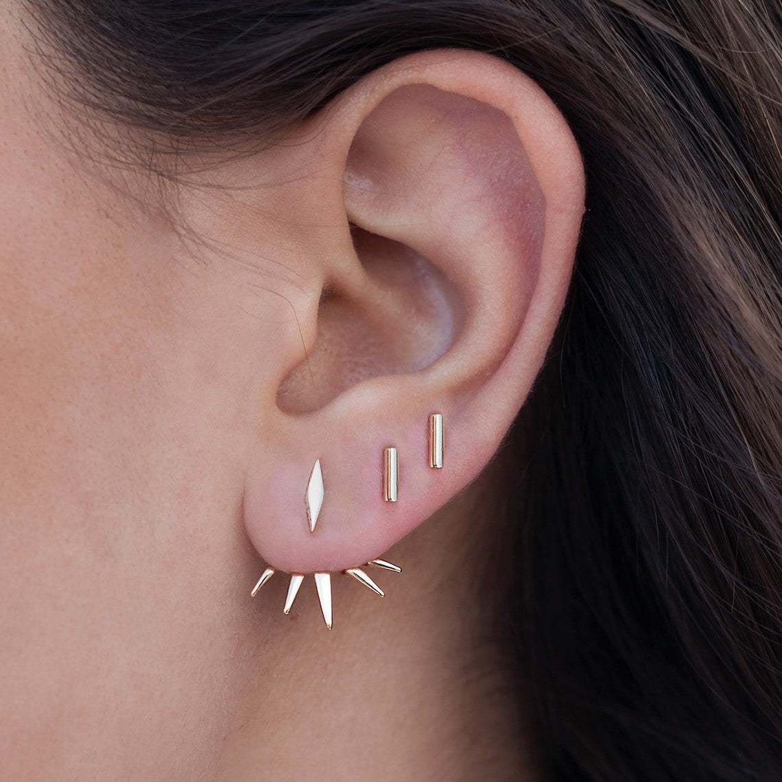 Spike stud earrings - Simple earrings
