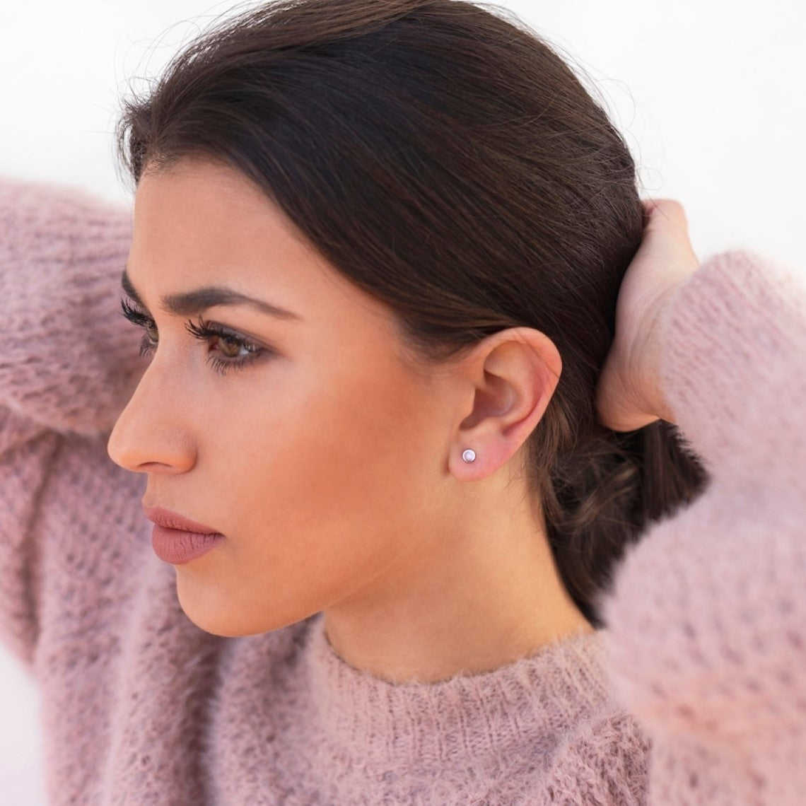 Small Round Dot - Simple Ear Studs