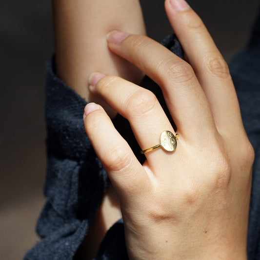Birthday Flower Ring - Personalized Delicate Ring