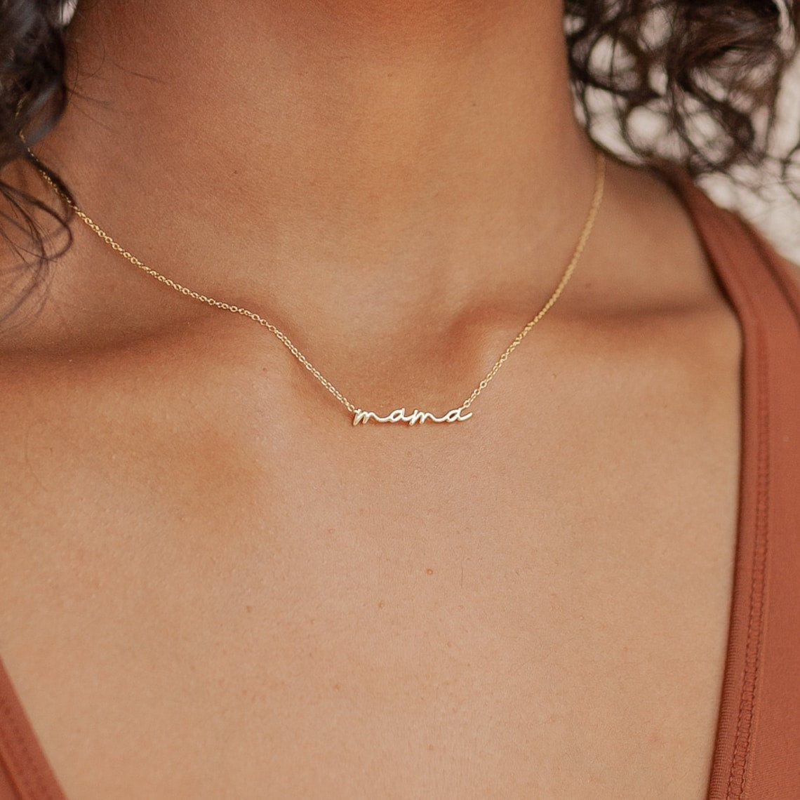 Fine Mama Necklace - Mama Necklace