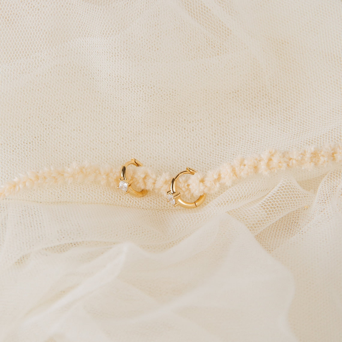 Sparkling Huggie Earring