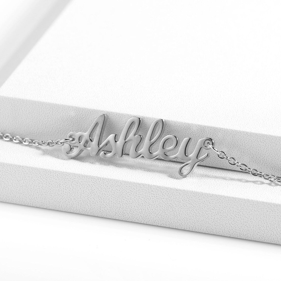 Personalized Golden Name Anklet - With Your Name