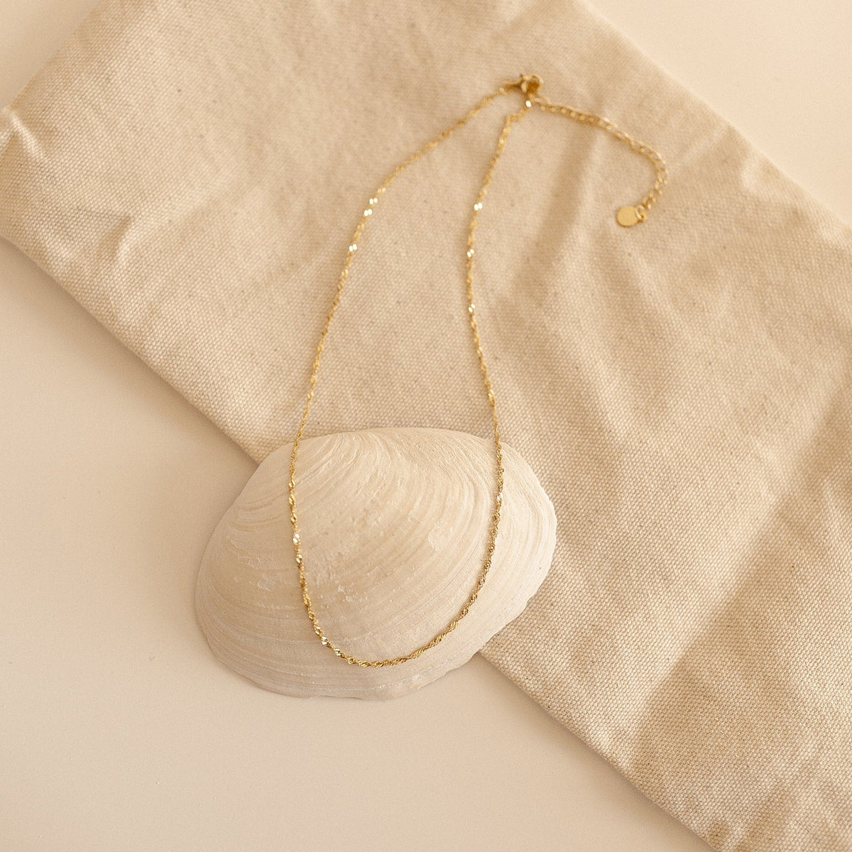 Singapore Chain - Twist Necklace