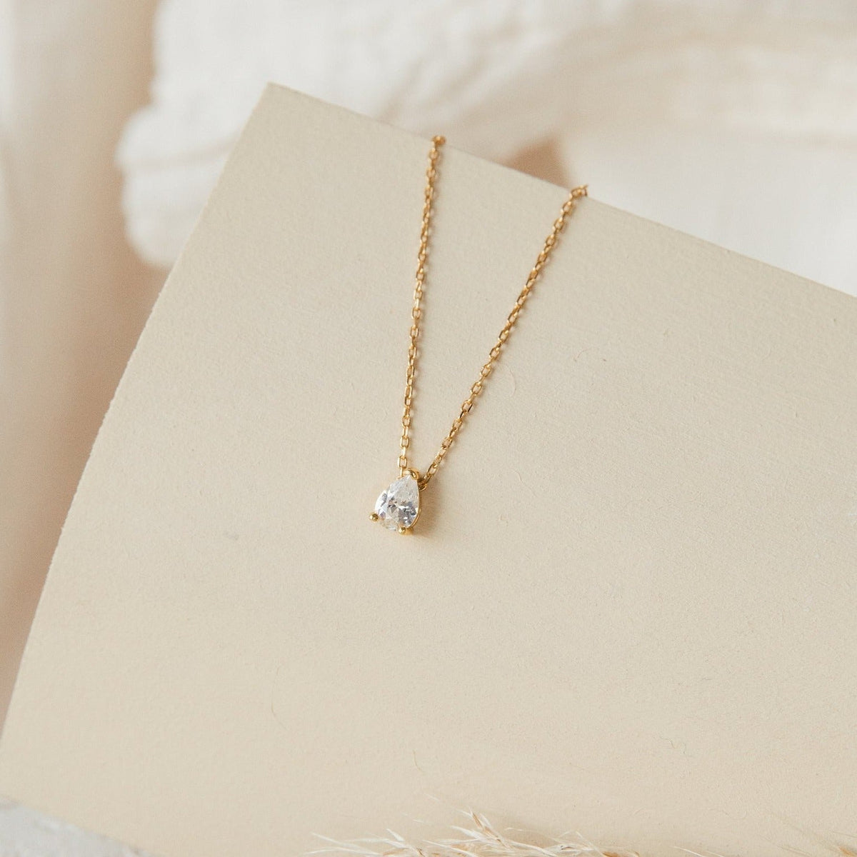 Teardrop Pendant Necklace