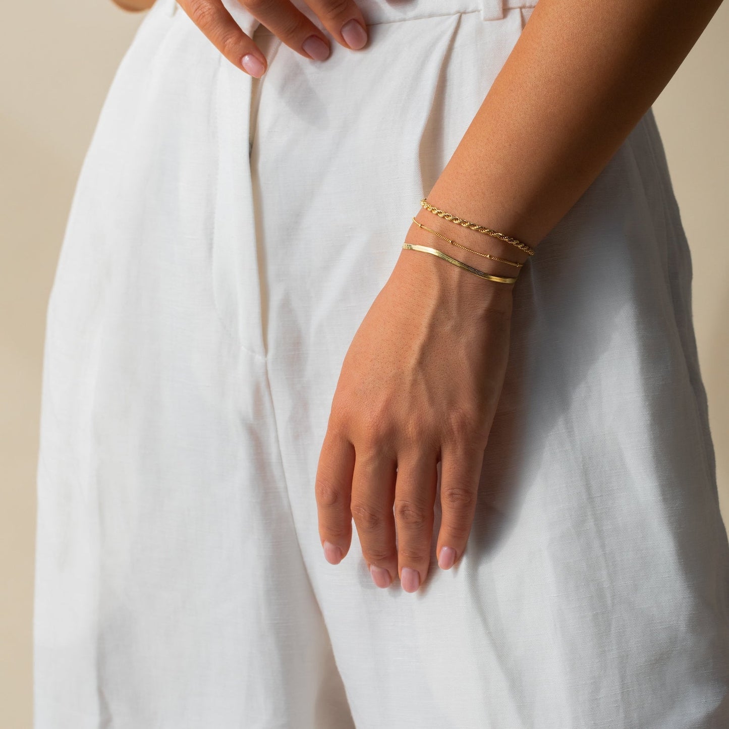 Chain Bracelets - Simple Layered Bracelets