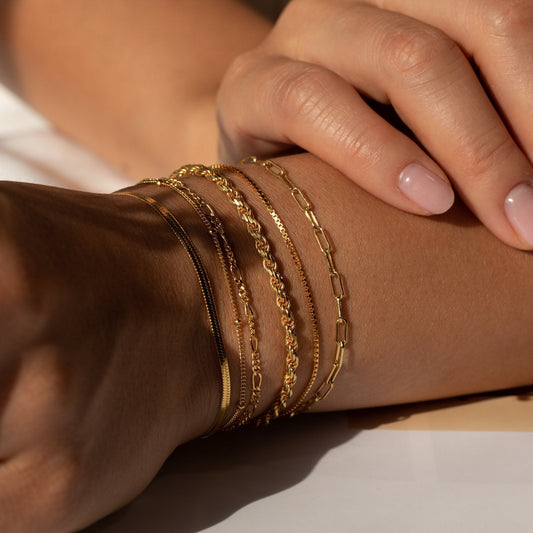 Chain Bracelets - Simple Layered Bracelets