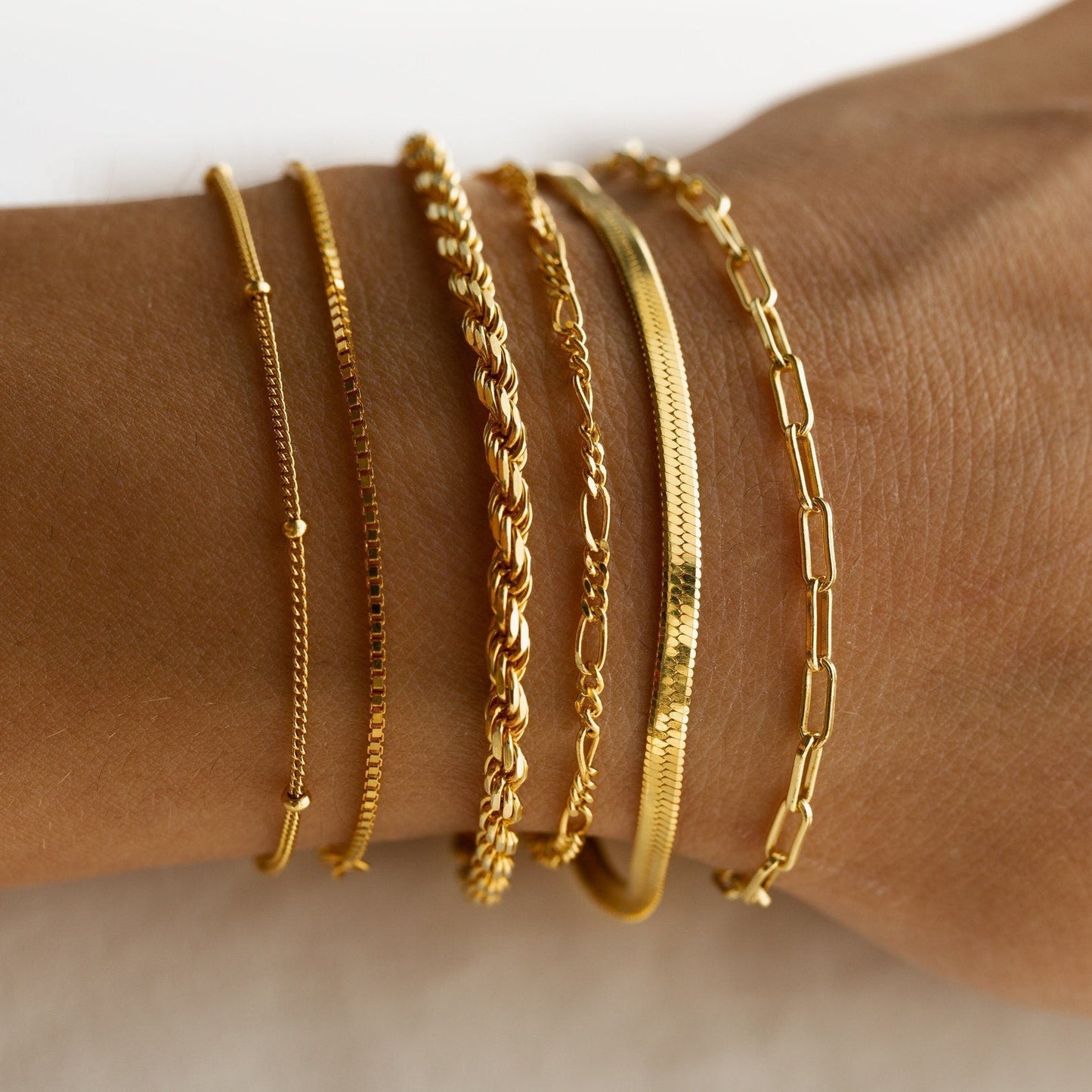Chain Bracelets - Simple Layered Bracelets
