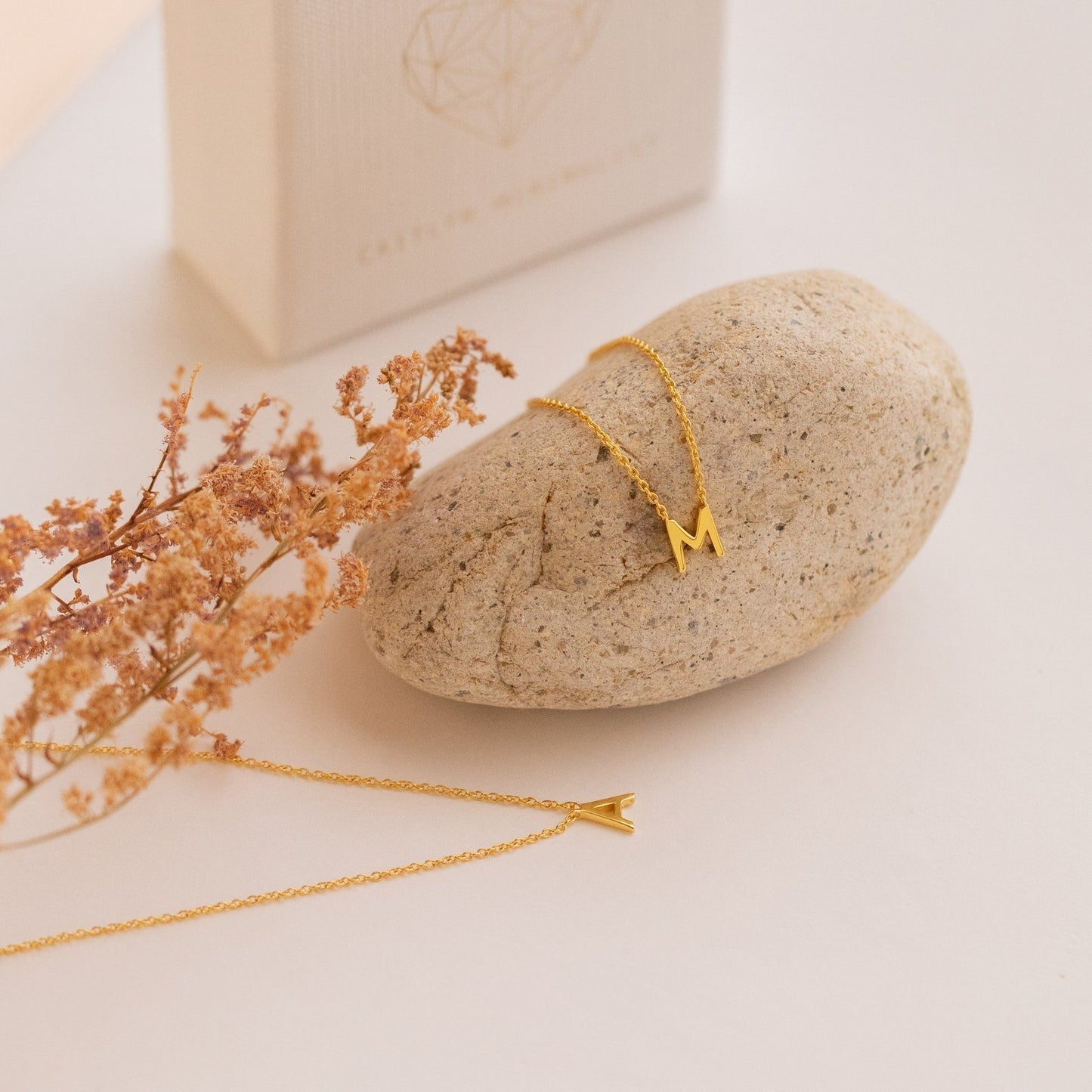 Elegant Necklace with Letters - Fashionable Chain with Initials