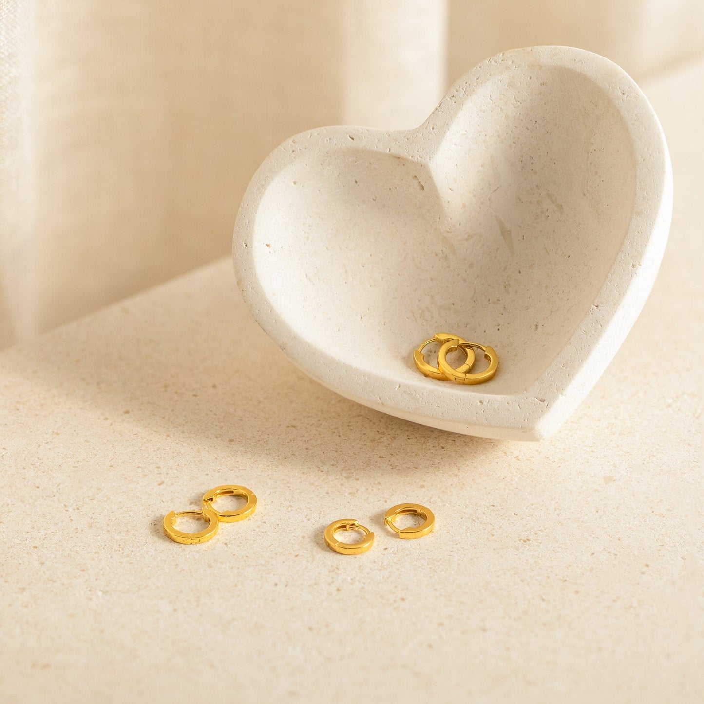 Simple Huggie Hoops - Snap Earrings