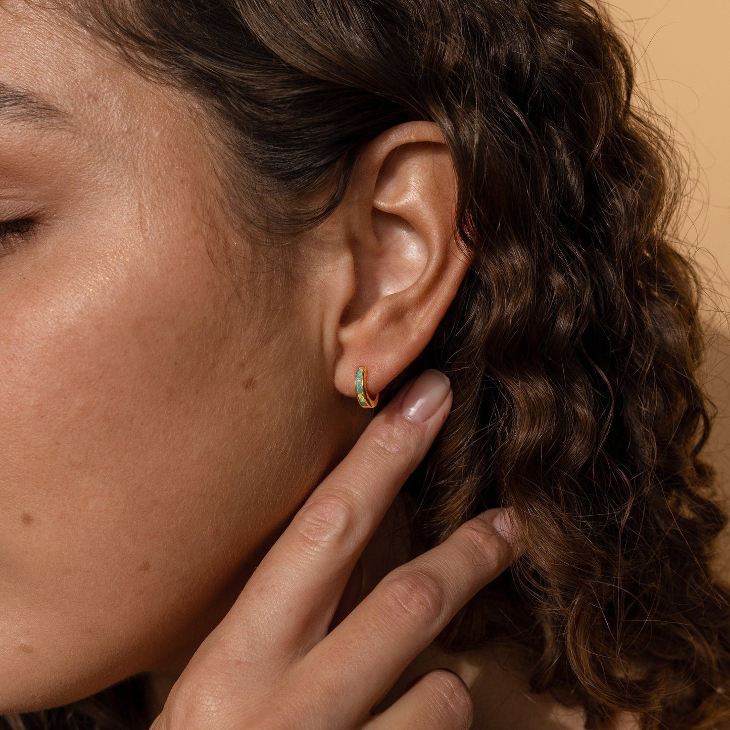 Opal Inlay Rings - Opal Ear Jewelry