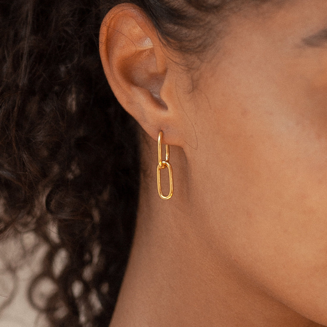 Link Earrings - Two-Part Hanging Earrings