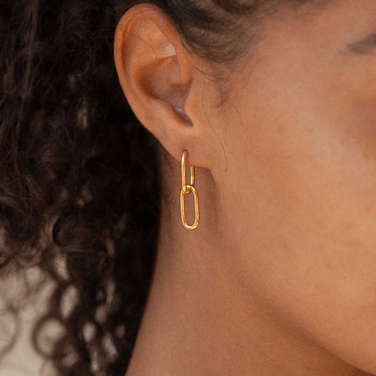 Link Earrings - Two-Part Hanging Earrings