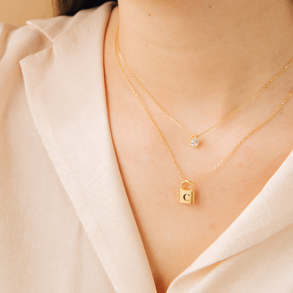 Teardrop Pendant Necklace