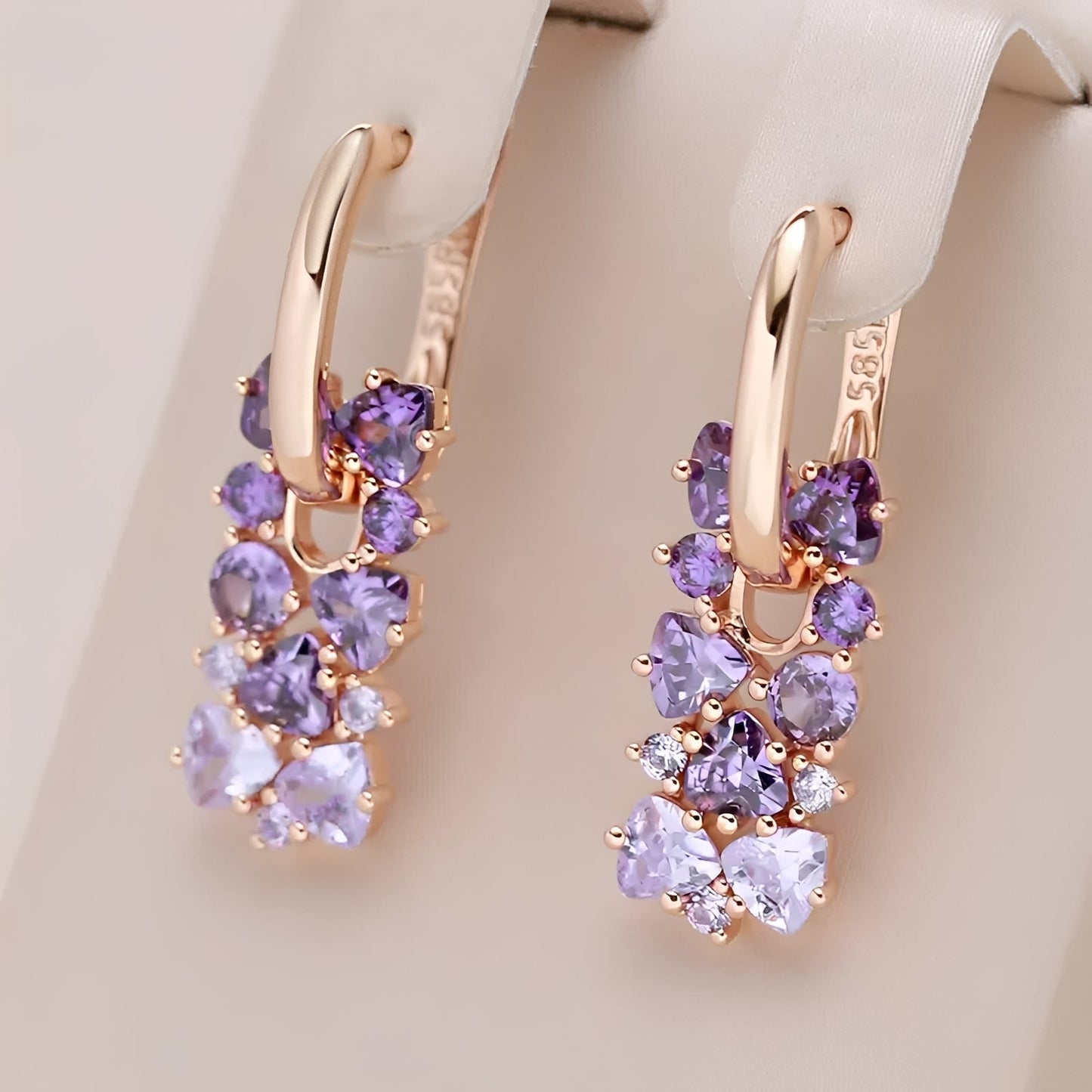 Joshi – Stylish Earrings in Purple