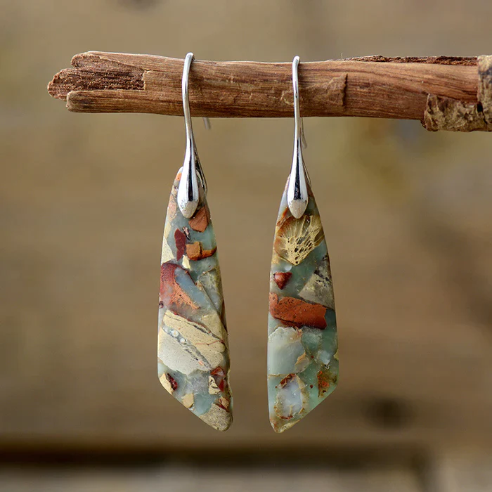 Maelis – Earrings made of Special Natural Stones