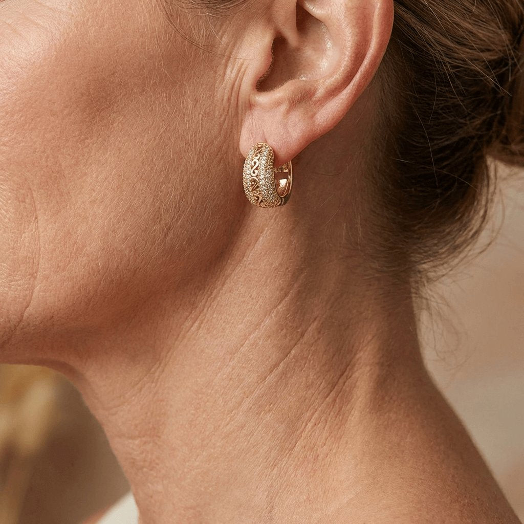 Women's Dangle Earrings with Bead Details and Boho-Inspired Design