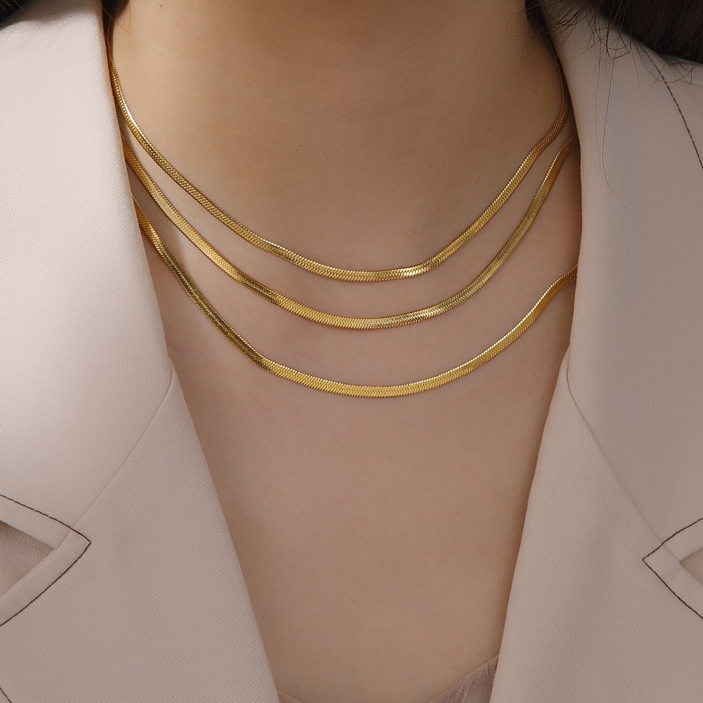 Naomie – Choker Necklace Snake Chain