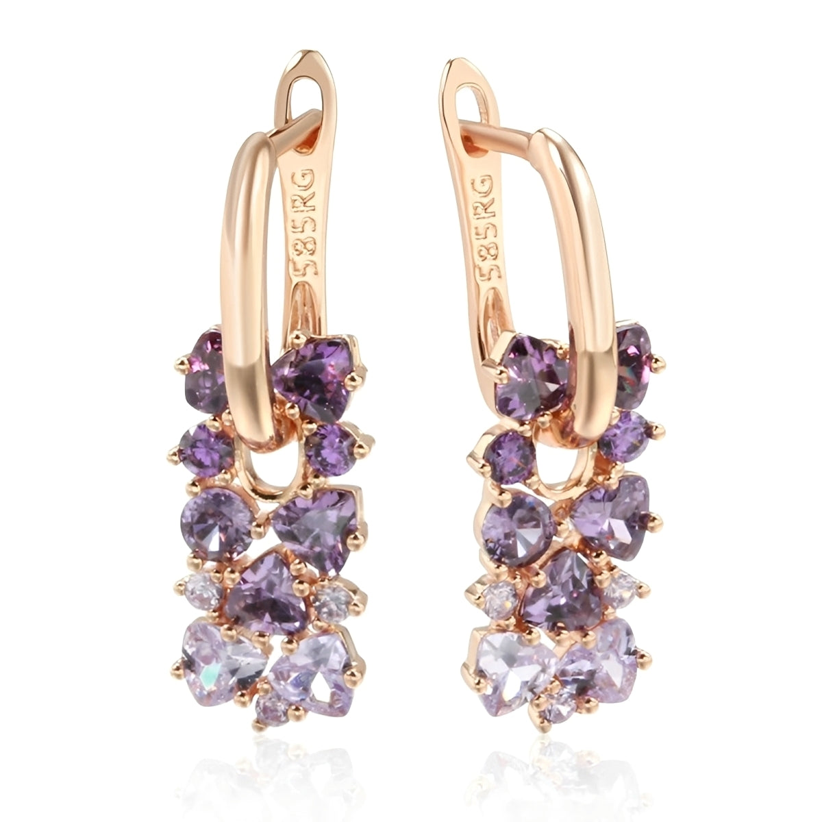 Joshi – Stylish Earrings in Purple