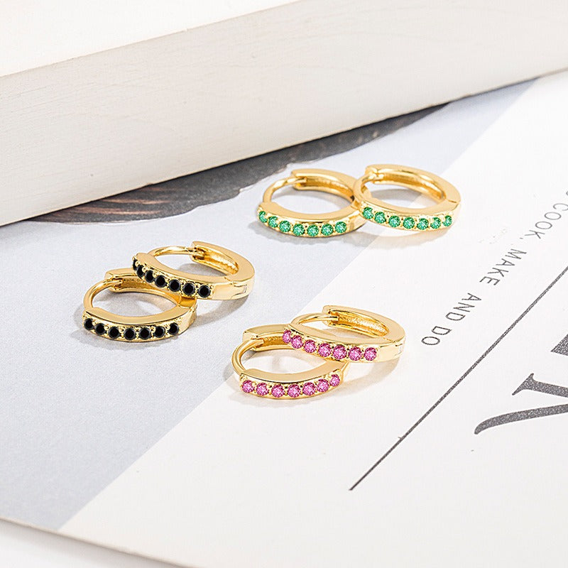 Selena – Hanging Earrings with Golden Sea Inspiration