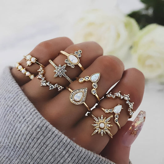 Noémie – Premium Set of 8 to 12 Unique Rings