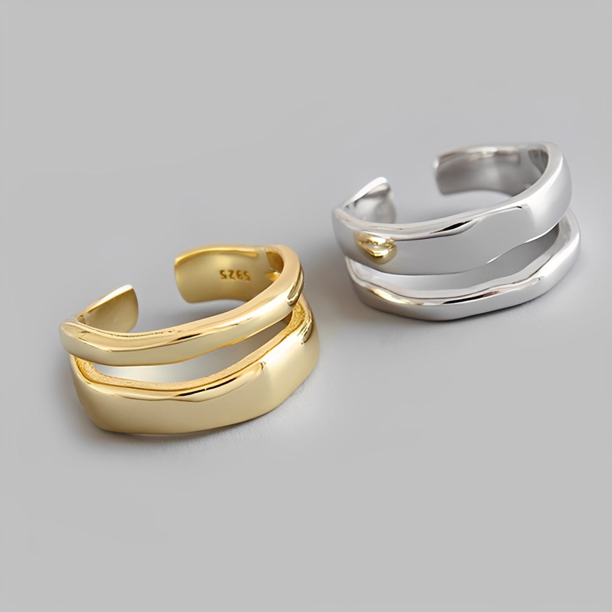 Ashley – Stylish Double Ring