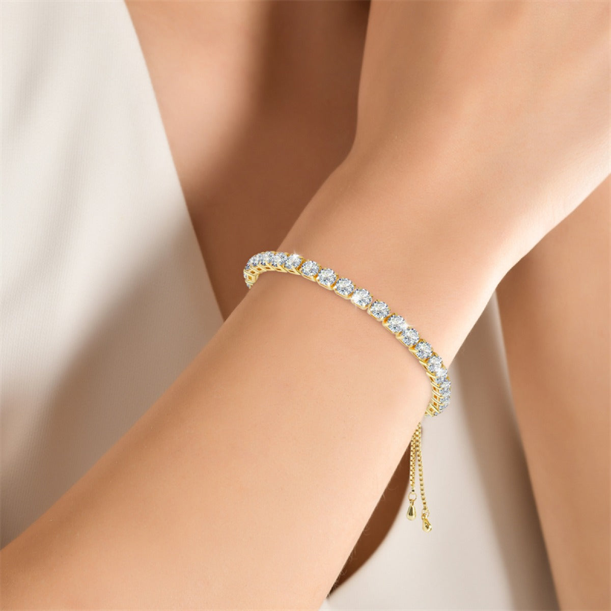 Nami – Shiny Tennis Bracelet in Opal
