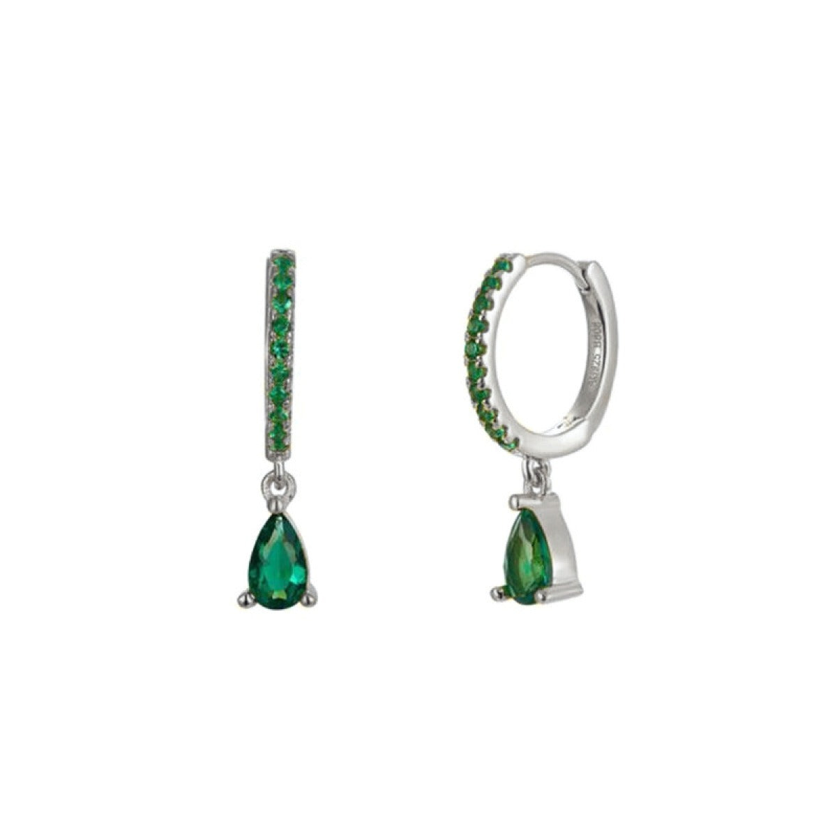 Aurora – Huggies with gemstones
