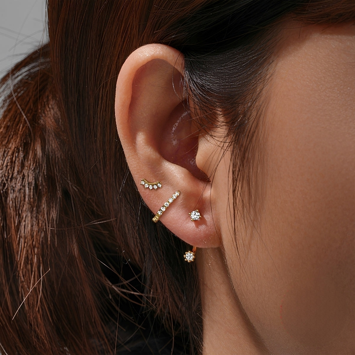 Elena – Set with Three Earrings